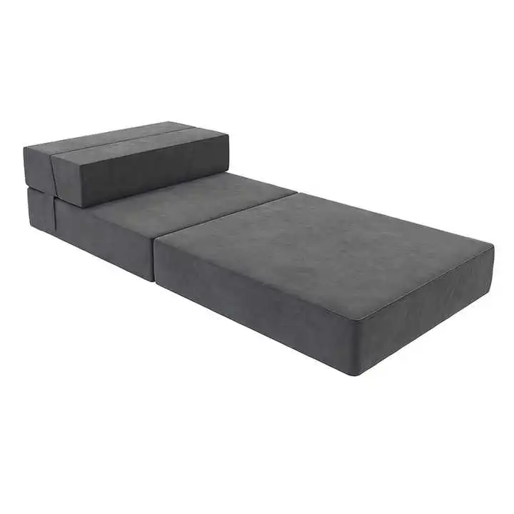 3-in-1 Kids Convertible Folding Sofa - Compressed Foam Mattress