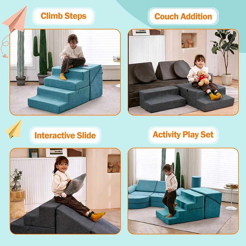 4 pcs 28D Safe High-density Foam Climb Conbinational Blocks