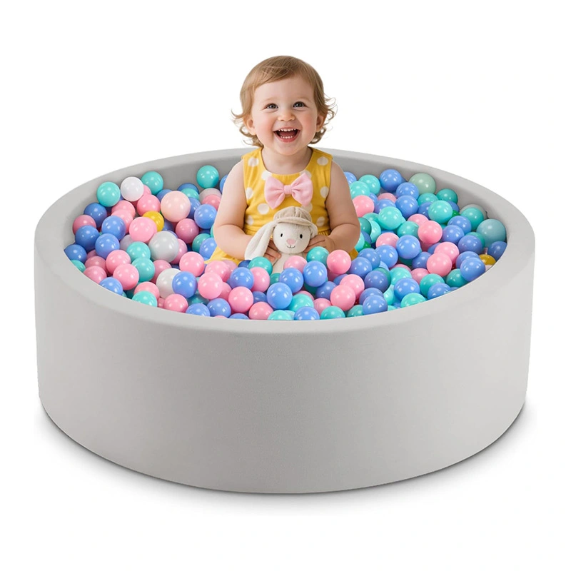 Toddlers Foam Ball Pit - Baby Round Balls Pool