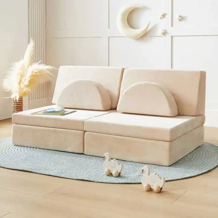 Combinated Foam Sofa and DIY Blocks