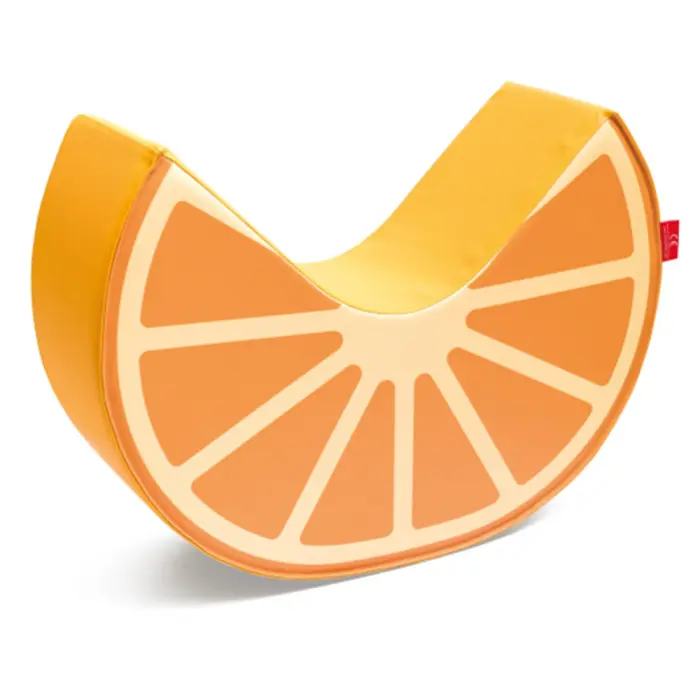 Orange Soft Foam Play Rocker Chair