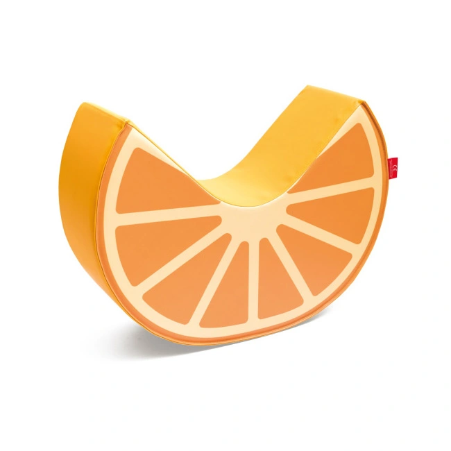 Orange Soft Foam Play Rocker Chair