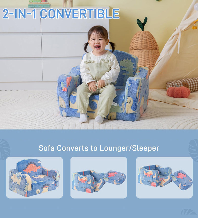Key Features of a Compressed Kids Foam Sofa